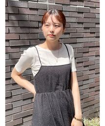 Ungrid | オーガニックコットンテレコハーフスリーブTee(Tシャツ/カットソー)