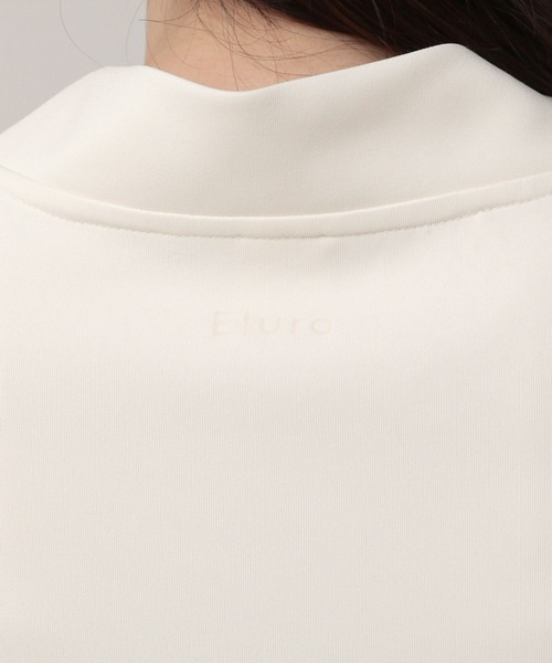 Elura（エルーラ）の「【ACTIVE】アクティブモックネックノースリ（Tシャツ/カットソー・レディース・オフホワイト/ブラック・LARGE/MEDIUM）」の10枚目の写真