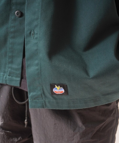 （What it isNt）ART BY MARKGONZALES（ワットイットイズント）の「【（What it isNt）ART BY MARKGONZALES / (ワットイットイズント) アートバイ マークゴンザレス 】 WORK SHIRT ( 半袖ワークシャツ )（シャツ/ブラウス・メンズ・グリーン/ベージュ・L/M）」の17枚目の写真