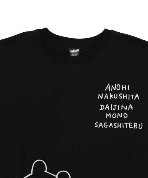 ScoLar Parity（スカラーパリティ）の「332011：あの日なくした大事なものを探しているクマ刺繍T（Tシャツ/カットソー・メンズ・オフホワイト/ブラック/グリーン・M）」の14枚目の写真