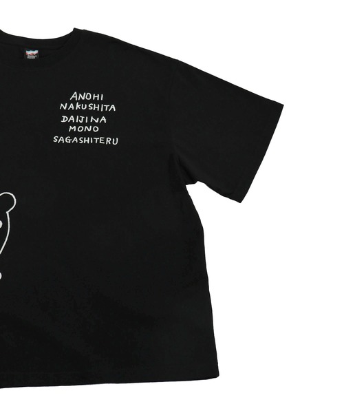 ScoLar Parity（スカラーパリティ）の「332011：あの日なくした大事なものを探しているクマ刺繍T（Tシャツ/カットソー・メンズ・オフホワイト/ブラック/グリーン・M）」の15枚目の写真
