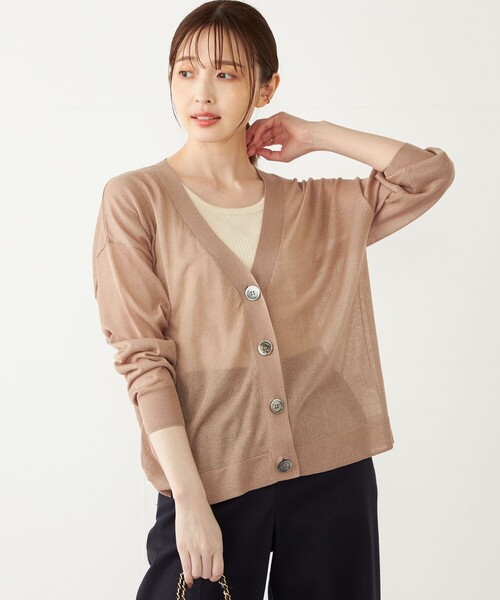 レーヨンナイロンカーディガン レーヨンナイロンカーディガン | NATURAL BEAUTY BASIC