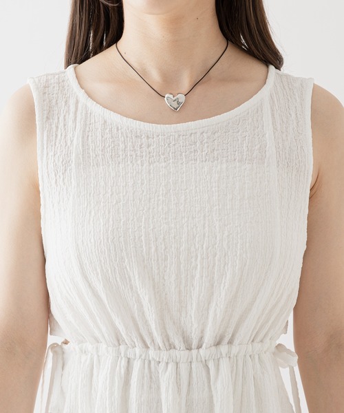 Chico（チコ）の「BACKサイド開きサロペット（サロペット/オーバーオール・レディース・ホワイト/ブラック/グリーン系その他・FREE）」の8枚目の写真