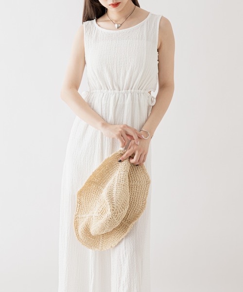 Chico（チコ）の「BACKサイド開きサロペット（サロペット/オーバーオール・レディース・ホワイト/ブラック/グリーン系その他・FREE）」の16枚目の写真