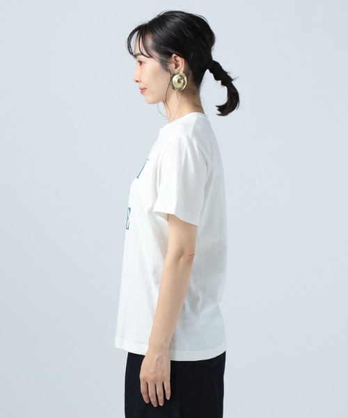 BAYFLOW(ベイフロー)の「ミッキー半袖Tシャツ(Tシャツ/カットソー・レディース・チャコール/サックスブルー/オフホワイト・FREE)」の6枚目の写真