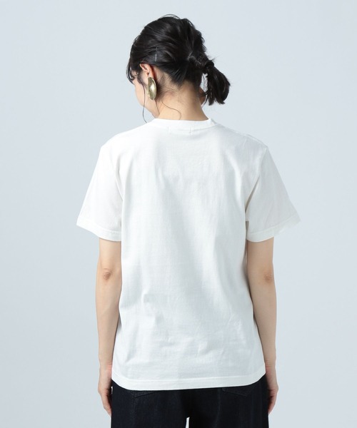BAYFLOW(ベイフロー)の「ミッキー半袖Tシャツ(Tシャツ/カットソー・レディース・チャコール/サックスブルー/オフホワイト・FREE)」の13枚目の写真