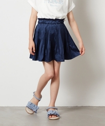 a.v.v（アーヴェヴェ）の「[140-150]サテンプリーツスカート（スカート・キッズ）」