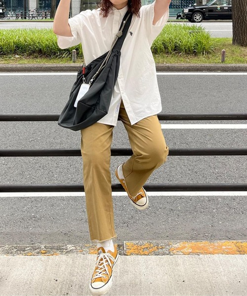 CPCM（シーピーシーエム）の「裾フリンジチノパンツ（チノパンツ・レディース・ベージュ/グレー/ブラック・SMALL）」の3枚目の写真