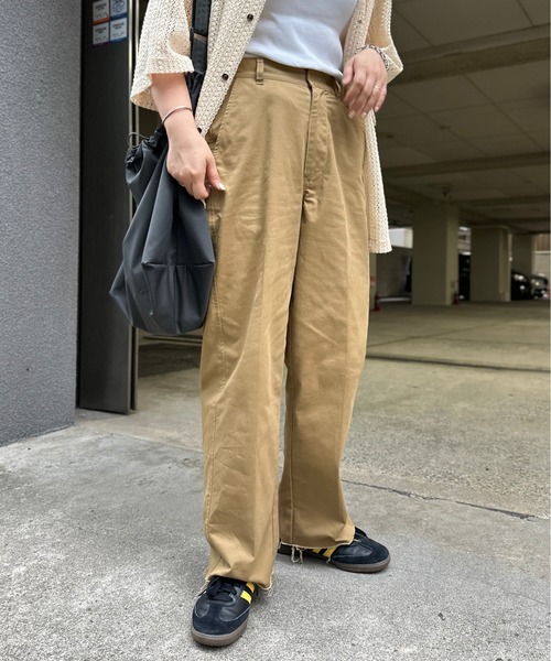 CPCM（シーピーシーエム）の「裾フリンジチノパンツ（チノパンツ・レディース・ベージュ/グレー/ブラック・SMALL）」の6枚目の写真