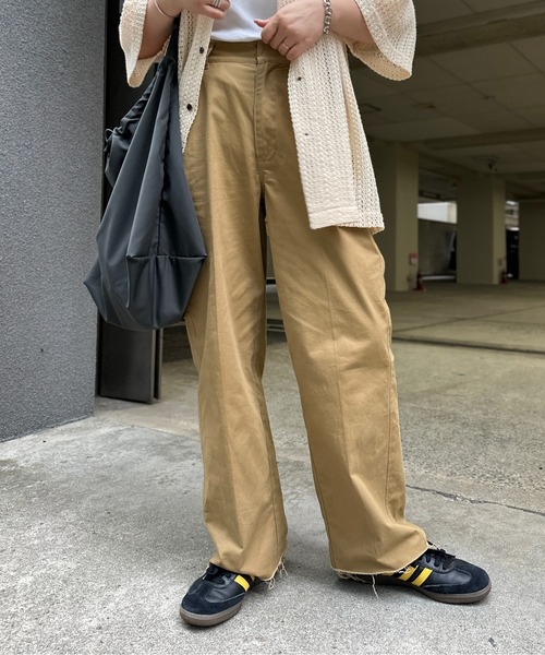 CPCM（シーピーシーエム）の「裾フリンジチノパンツ（チノパンツ・レディース・ベージュ/グレー/ブラック・SMALL）」の14枚目の写真