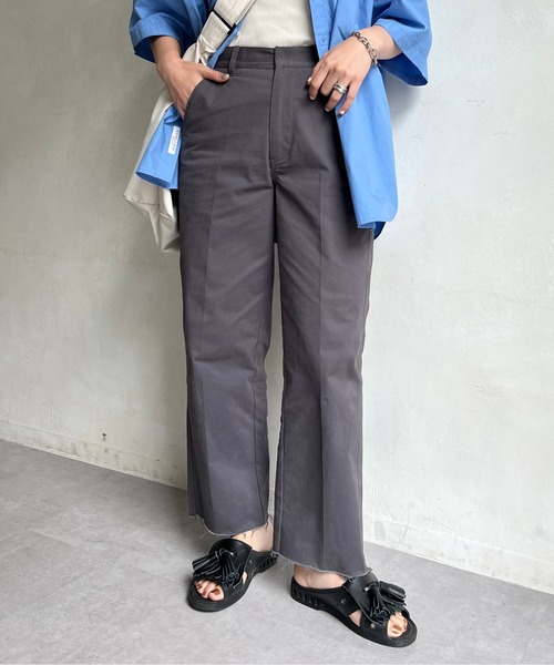 CPCM（シーピーシーエム）の「裾フリンジチノパンツ（チノパンツ・レディース・ベージュ/グレー/ブラック・SMALL）」の15枚目の写真