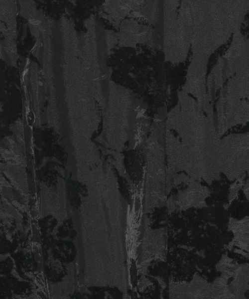 mysty woman（ミスティウーマン）の「フロッキープリントフレアスカート　972147（スカート・レディース・ブラック/ライトベージュ/グリーン・FREE）」の19枚目の写真