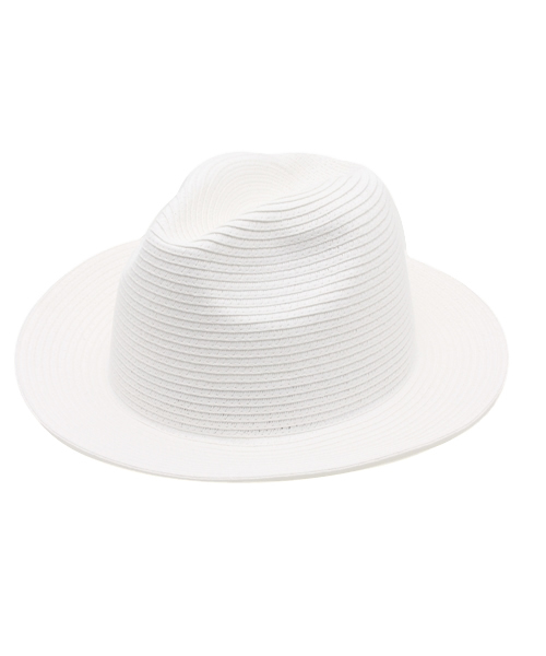 AZUL by moussy（アズールバイマウジー）の「ペーパー中折ブレードワイドブリムHAT（ハット・メンズ・ブラック/ベージュ/ホワイト・FREE）」の2枚目の写真