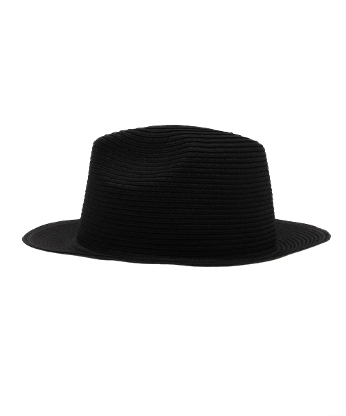 AZUL by moussy（アズールバイマウジー）の「ペーパー中折ブレードワイドブリムHAT（ハット・メンズ・ブラック/ベージュ/ホワイト・FREE）」の4枚目の写真