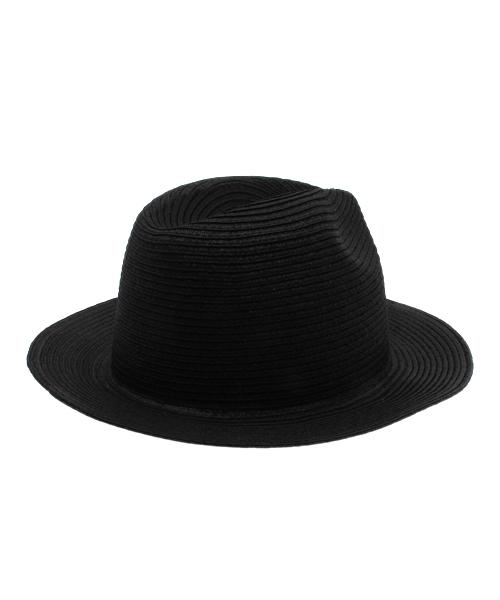 AZUL by moussy（アズールバイマウジー）の「ペーパー中折ブレードワイドブリムHAT（ハット・メンズ・ブラック/ベージュ/ホワイト・FREE）」の5枚目の写真