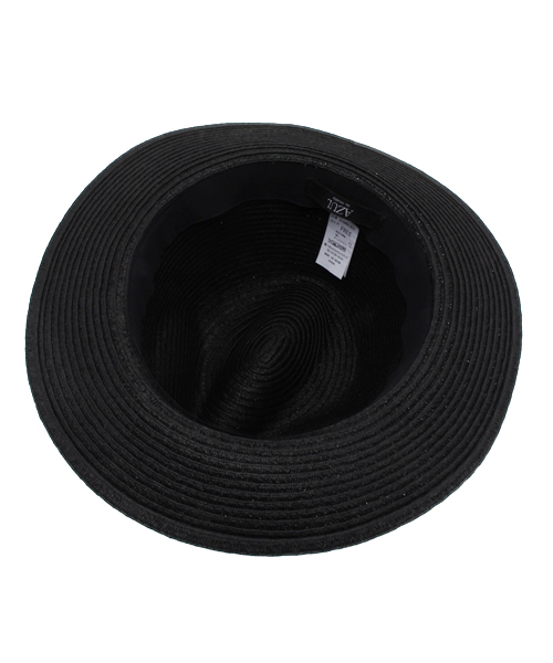 AZUL by moussy（アズールバイマウジー）の「ペーパー中折ブレードワイドブリムHAT（ハット・メンズ・ブラック/ベージュ/ホワイト・FREE）」の7枚目の写真