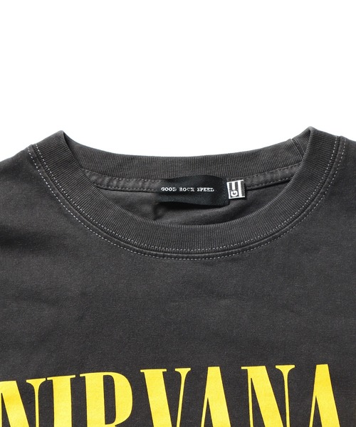 GOOD ROCK SPEED（グッドロックスピード）の「GOOD ROCK SPEED/グッドロックスピード NIRVANA NEVER MIND ロンT（Tシャツ/カットソー・メンズ・ブラック・L/XL）」の4枚目の写真