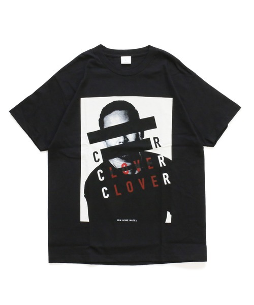 ドゥロワー ロゴ入り上質コットンカットソーTシャツ メタトロンフラワー入り CLOVER Tシャツ（Tシャツ/カットソー