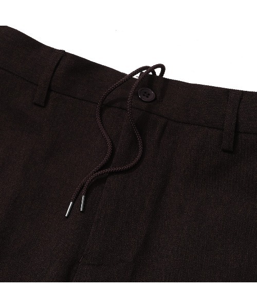 KEBOZ（ケボズ）の「WOOL LIKE FLANNEL PANTS（スラックス・メンズ・マスタード/オレンジ/レッド/グリーン/グレー/ブラック/ダークブラウン/ライトグレー・L/M/XL）」の10枚目の写真