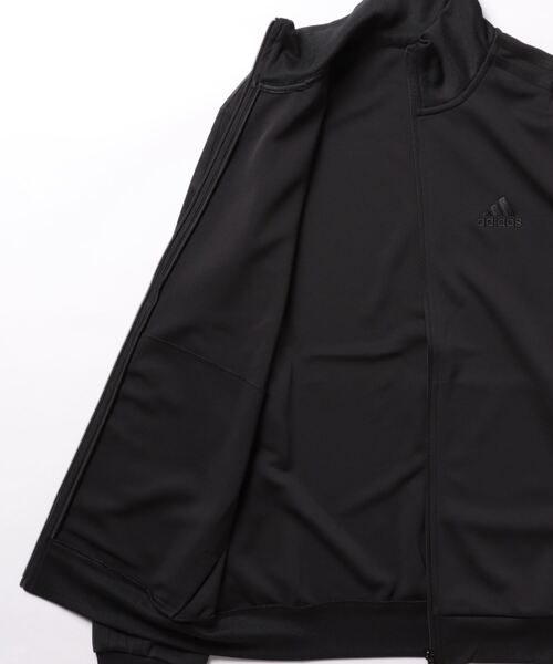 adidas ブラック テーラードジャケット M アディダス メンズ ジャージ 上下セット スリーストライプストラック