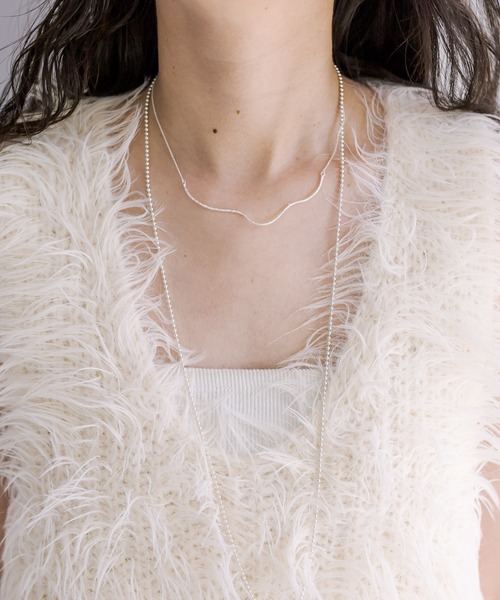 mystic(ミスティック)の「シャギーニットベスト(ベスト・レディース・ベージュ/アイボリー/グレー・FREE)」の13枚目の写真