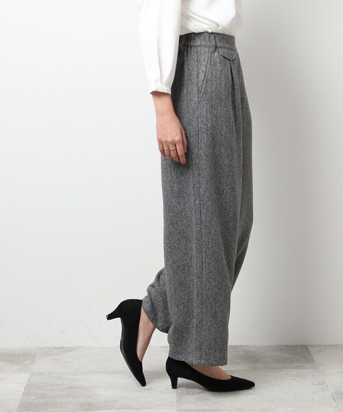 DRESKIP（ドレスキップ）の「◆【セットアップ可】ツイード調 ポケットデザイン ワイドパンツ（その他パンツ・レディース・ダークブラウン/ブラック/グレー・03/02/04）」の11枚目の写真