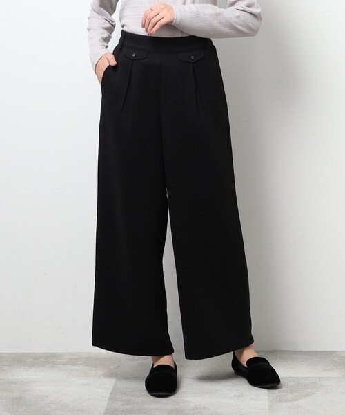 DRESKIP（ドレスキップ）の「◆【セットアップ可】ツイード調 ポケットデザイン ワイドパンツ（その他パンツ・レディース・ダークブラウン/ブラック/グレー・03/02/04）」の16枚目の写真