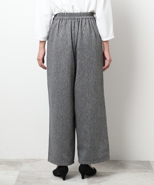 DRESKIP（ドレスキップ）の「◆【セットアップ可】ツイード調 ポケットデザイン ワイドパンツ（その他パンツ・レディース・ダークブラウン/ブラック/グレー・03/02/04）」の5枚目の写真