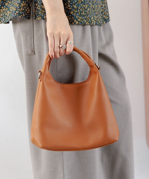 studio CLIP（スタディオクリップ）の「ワンマイルトート&ショルダーバッグ（ショルダーバッグ・レディース・キャメル/ライトグレー/ブラック/ダークブラウン・FREE）」の4枚目の写真