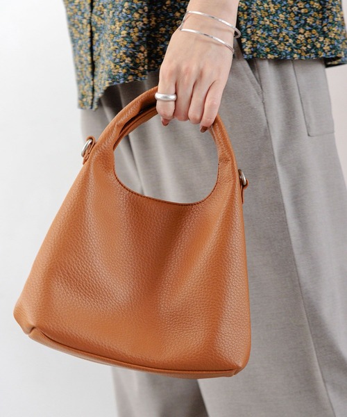 studio CLIP（スタディオクリップ）の「ワンマイルトート&ショルダーバッグ（ショルダーバッグ・レディース・キャメル/ライトグレー/ブラック/ダークブラウン・FREE）」の6枚目の写真