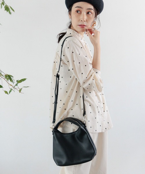 studio CLIP（スタディオクリップ）の「ワンマイルトート&ショルダーバッグ（ショルダーバッグ・レディース・キャメル/ライトグレー/ブラック/ダークブラウン・FREE）」の10枚目の写真