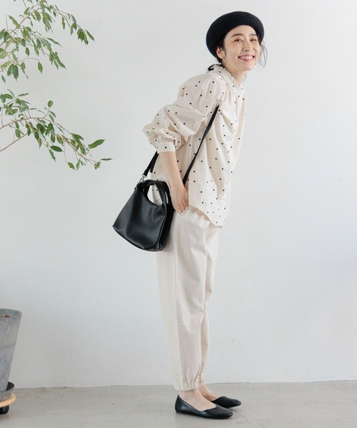 studio CLIP（スタディオクリップ）の「ワンマイルトート&ショルダーバッグ（ショルダーバッグ・レディース・キャメル/ライトグレー/ブラック/ダークブラウン・FREE）」の12枚目の写真