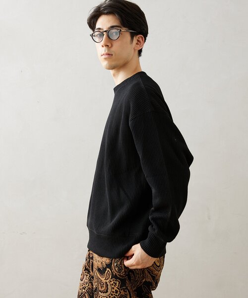 JOURNAL STANDARD relume(ジャーナルスタンダード レリューム)の「カラーアゼニットプルオーバー(ニット/セーター・メンズ・グリーン/ブラック/ネイビー/ベージュ/イエロー・LARGE/MEDIUM)」の16枚目の写真