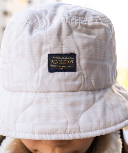 PENDLETON(ペンドルトン)の「∴【 PENDLETON / ペンドルトン 】 キルティング素材 バケットハット バケハ QUILTING HAT(ハット・メンズ・ブラック/オリーブドラブ/オフホワイト・FREE)」の14枚目の写真