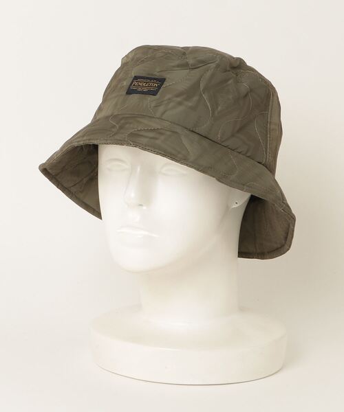 PENDLETON(ペンドルトン)の「∴【 PENDLETON / ペンドルトン 】 キルティング素材 バケットハット バケハ QUILTING HAT(ハット・メンズ・ブラック/オリーブドラブ/オフホワイト・FREE)」の18枚目の写真