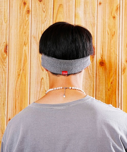 Manhattan Portage(マンハッタンポーテージ)の「Manhattan Portage/マンハッタンポーテージ ヘアバンド HAIR BAND MP204(ヘアバンド・メンズ・ブラック×ホワイト/チャコールグレー×ブラック・FREE)」の11枚目の写真