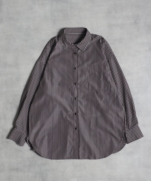 Bonjour Sagan（ボンジュールサガン）の「オーバーサイズストライプ