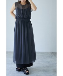 each | スカートセットチュールワンピース(ワンピース)