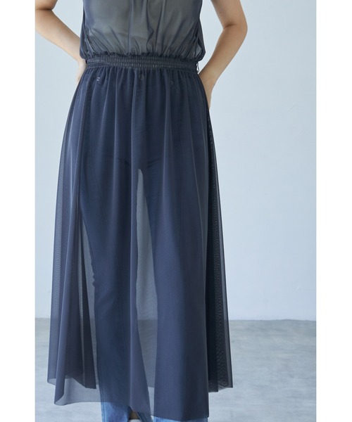 each（イーチ）の「スカートセットチュールワンピース（ワンピース・レディース・ブラック/チャコールグレー・FREE）」の13枚目の写真