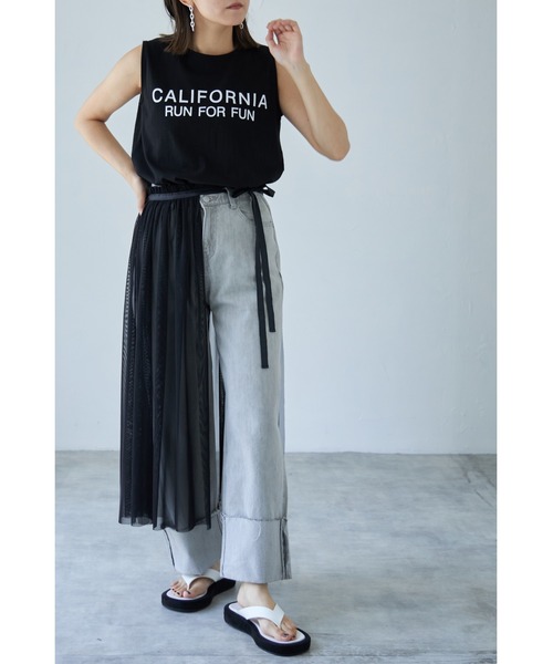 each（イーチ）の「スカートセットチュールワンピース（ワンピース・レディース・ブラック/チャコールグレー・FREE）」の14枚目の写真