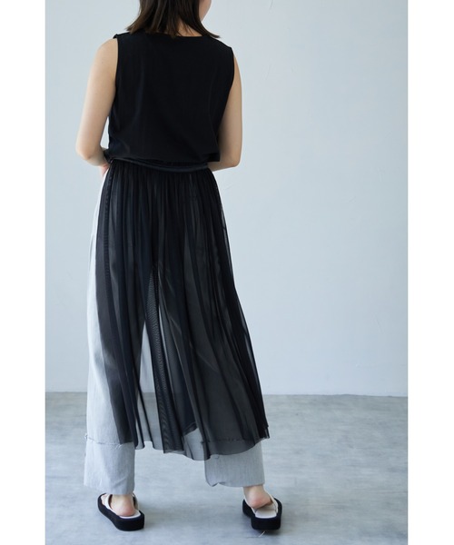 each（イーチ）の「スカートセットチュールワンピース（ワンピース・レディース・ブラック/チャコールグレー・FREE）」の15枚目の写真