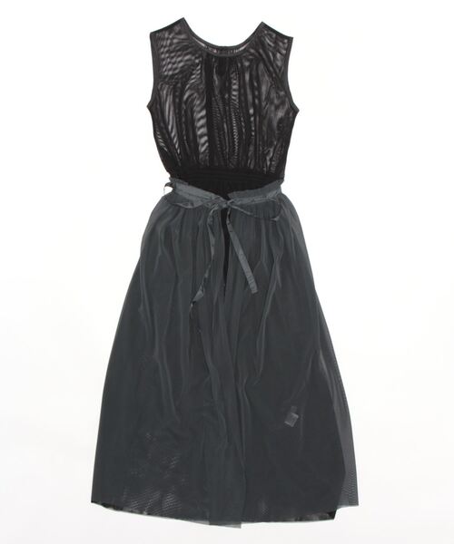 each（イーチ）の「スカートセットチュールワンピース（ワンピース・レディース・ブラック/チャコールグレー・FREE）」の18枚目の写真