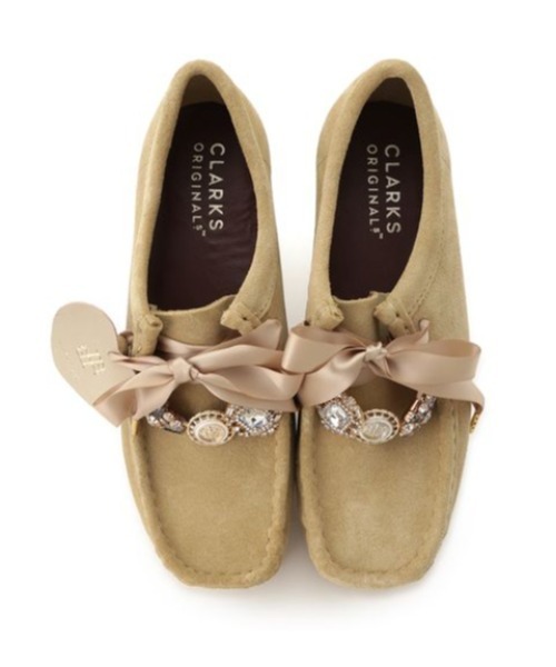 LILY BROWNカスタム】CLARKS ワラクラフトビー（モカシン/デッキ