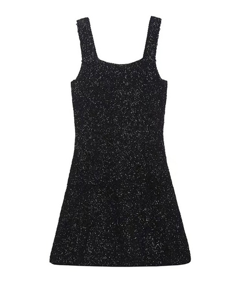 ROOPTOKYO（ループトウキョウ）の「▲グリッタージャンパースカート（ワンピース・レディース・ブラック/レッド・L/S/M）」の3枚目の写真