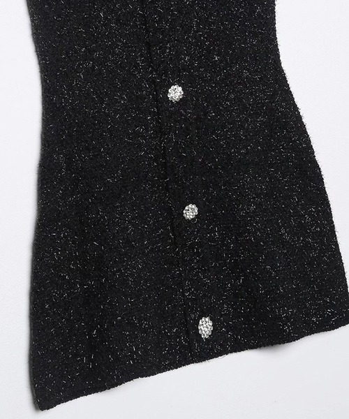 ROOPTOKYO（ループトウキョウ）の「▲グリッタージャンパースカート（ワンピース・レディース・ブラック/レッド・L/S/M）」の6枚目の写真