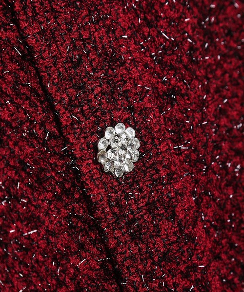 ROOPTOKYO（ループトウキョウ）の「▲グリッタージャンパースカート（ワンピース・レディース・ブラック/レッド・L/S/M）」の10枚目の写真