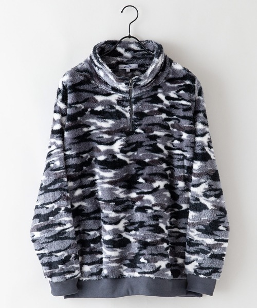 JEANS MATE(ジーンズメイト)の「【KAITEKI+】シャギーボア スタンド ハーフジップジャケット フロントジップ(ブルゾン・メンズ・その他2/その他1/その他3/その他・LARGE/MEDIUM/X-LARGE)」の5枚目の写真