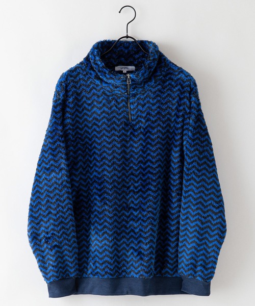 JEANS MATE(ジーンズメイト)の「【KAITEKI+】シャギーボア スタンド ハーフジップジャケット フロントジップ(ブルゾン・メンズ・その他2/その他1/その他3/その他・LARGE/MEDIUM/X-LARGE)」の8枚目の写真