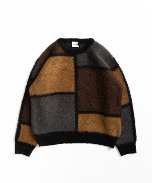 セール】ASSORT SHAGGY KNIT / アソートシャギーニット（ニット