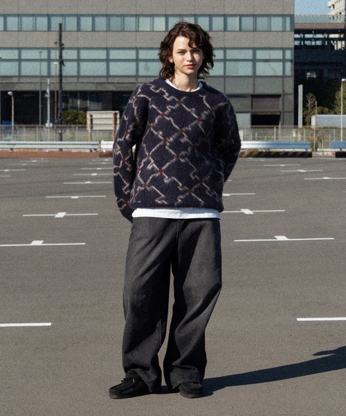 セール】ASSORT SHAGGY KNIT / アソートシャギーニット（ニット